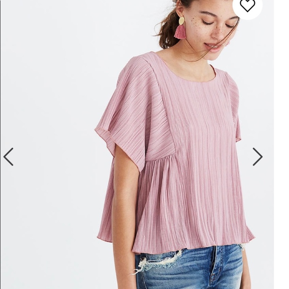 Madewell pleated top